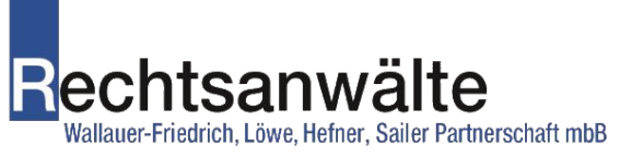 Logo Wallauer-Friedrich, Loewe, Hefner, Sailer Partnerschaft mbB